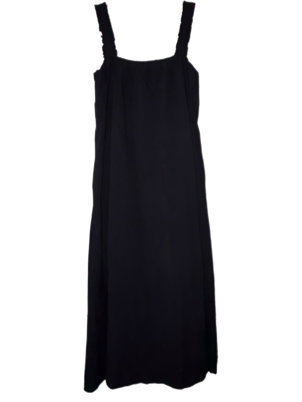 Petal & Pup Ruched Strap Maxi Dress Black Small